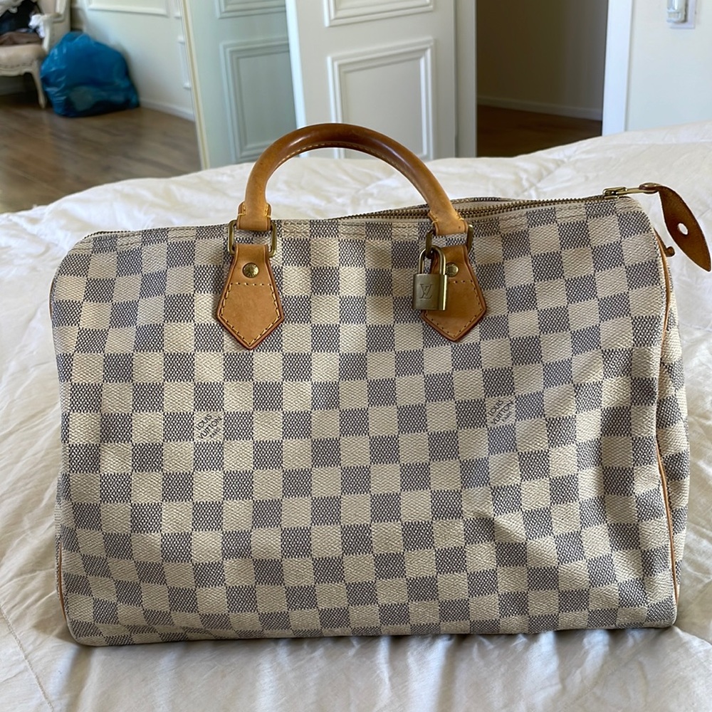 Louis Vuitton MM Speedy Damier Azur
